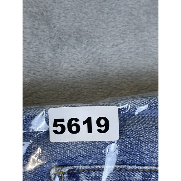 Ralph Lauren Jeans Mens 34x25 Blue Denim Relaxed Straight Light Wash Cut Off** - Picture 11 of 11